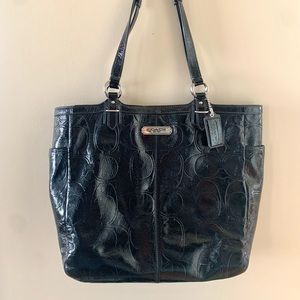 Coach Patent Leather Tote